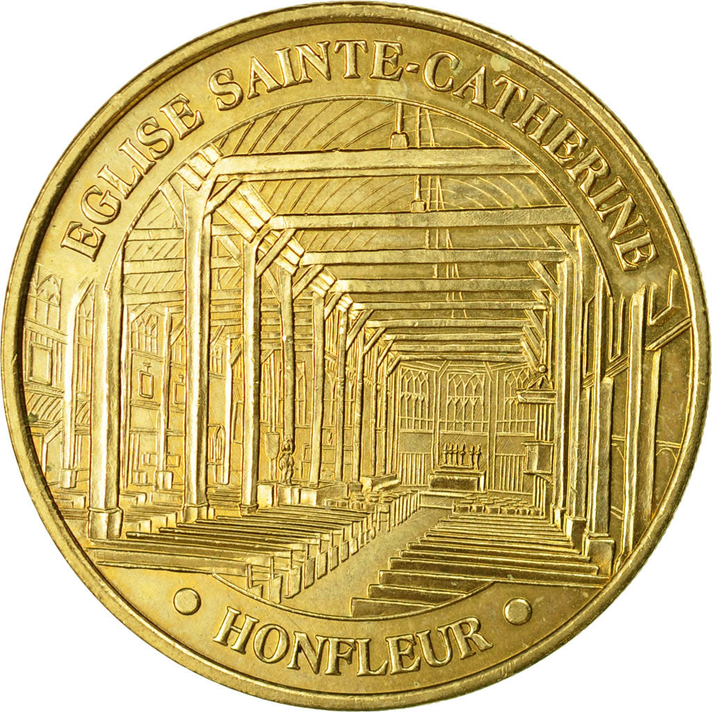 Francia, Token, Touristic token, Honfleur - Eglise Ste Catherine, 2005, MDP, BB