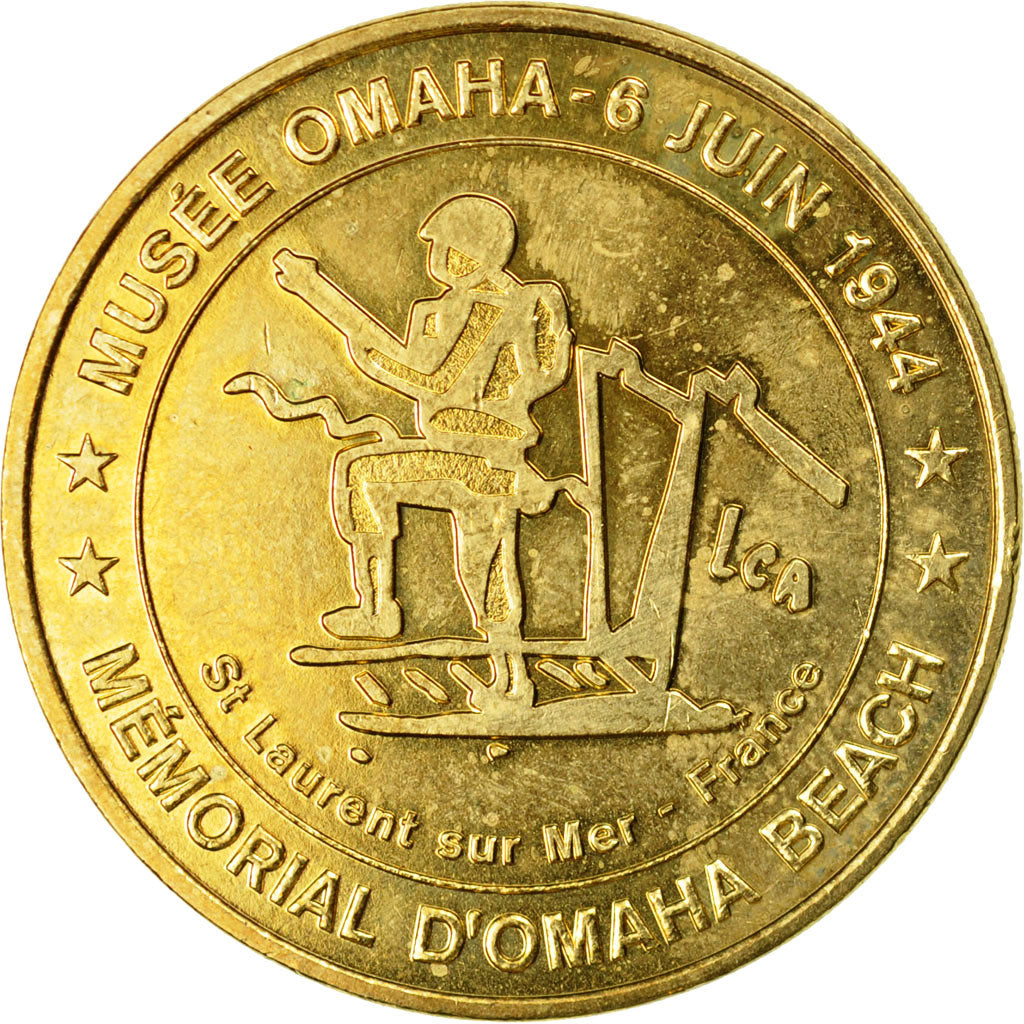 Francia, Token, Touristic token, Saint-Laurent-sur-Mer Musée Omaha n°1, 2009