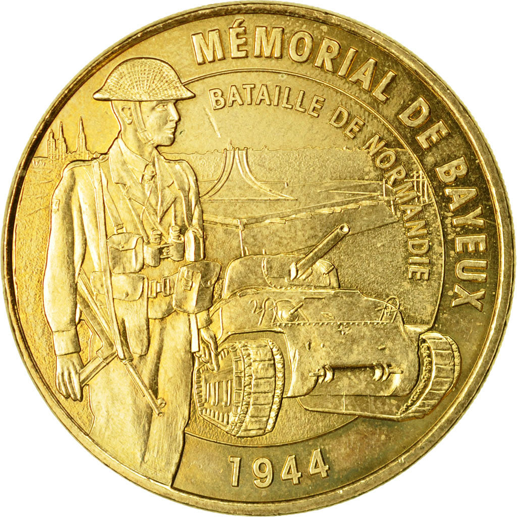 France, Token, Touristic token, 14/ Mémorial de Bayeux - 1944, 2012, MDP