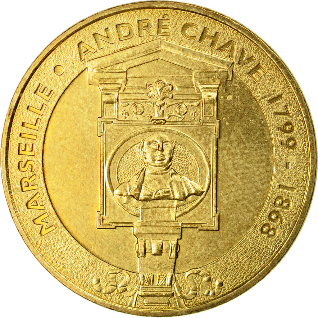 Francia, Token, Touristic token, Marseille - André Chave 1799 - 1868, 2012