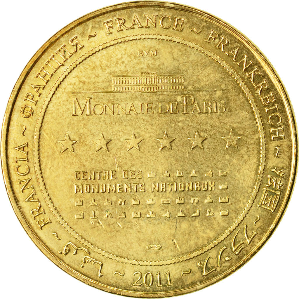 Francja, Token, Żeton turystyczny, 11/ Château Comtal - Carcassonne, 2011