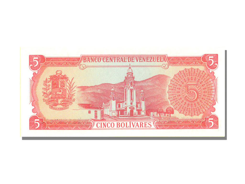 Venezuela, 5 Bolivares, 1989, 1989-09-21, UNC(65-70)