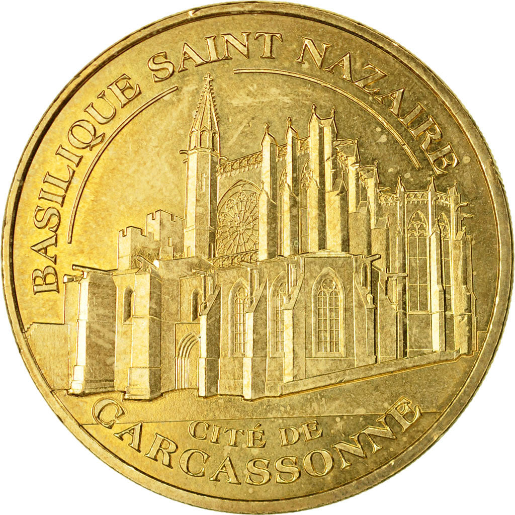 France, Token, Touristic token, Carcassonne - Basilique n°2, 2012, MDP