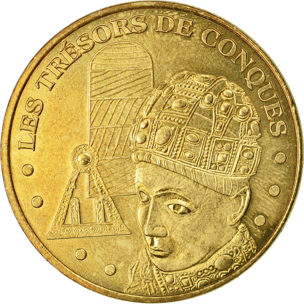 Francia, Token, Touristic token, Conques - Abbaye de Sainte-Foy n°2 - Trésors