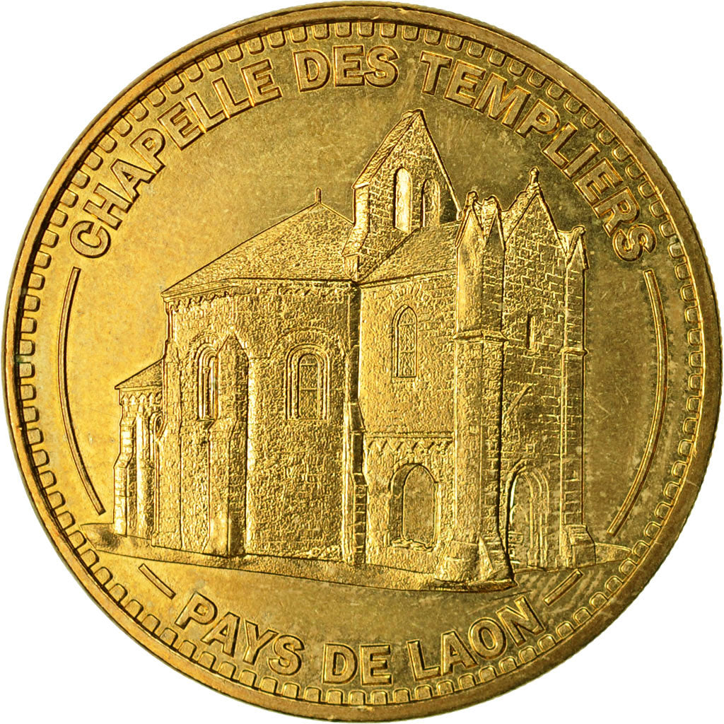 Francia, Token, Touristic token, 02/ Chapelle des Templiers, Laon, 2013, MDP