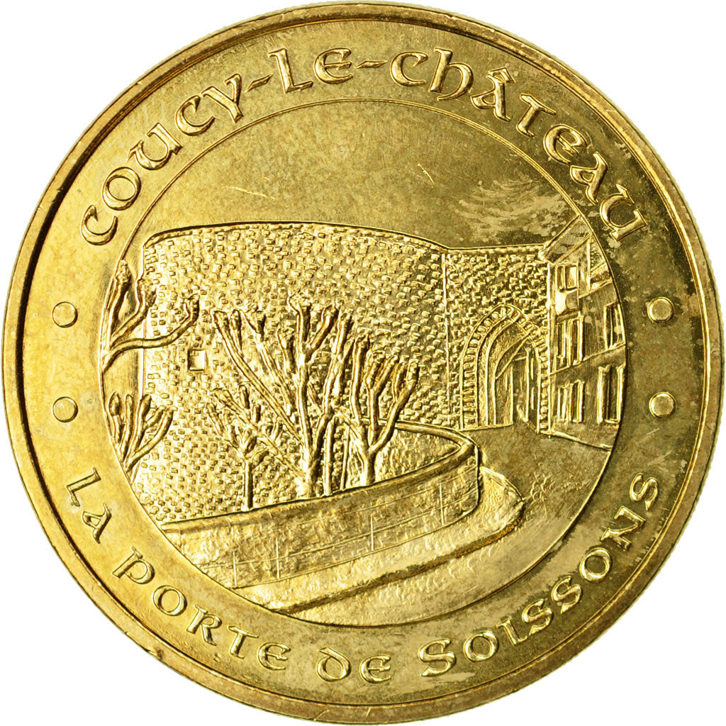 France, Jeton, Jeton Touristique, Coucy - Château n°3, 2011, MDP, TTB