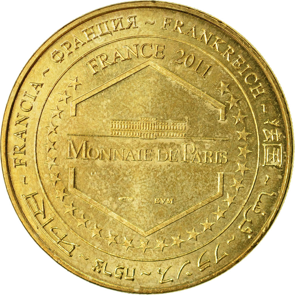 France, Jeton, Jeton Touristique, Coucy - Château n°3, 2011, MDP, TTB