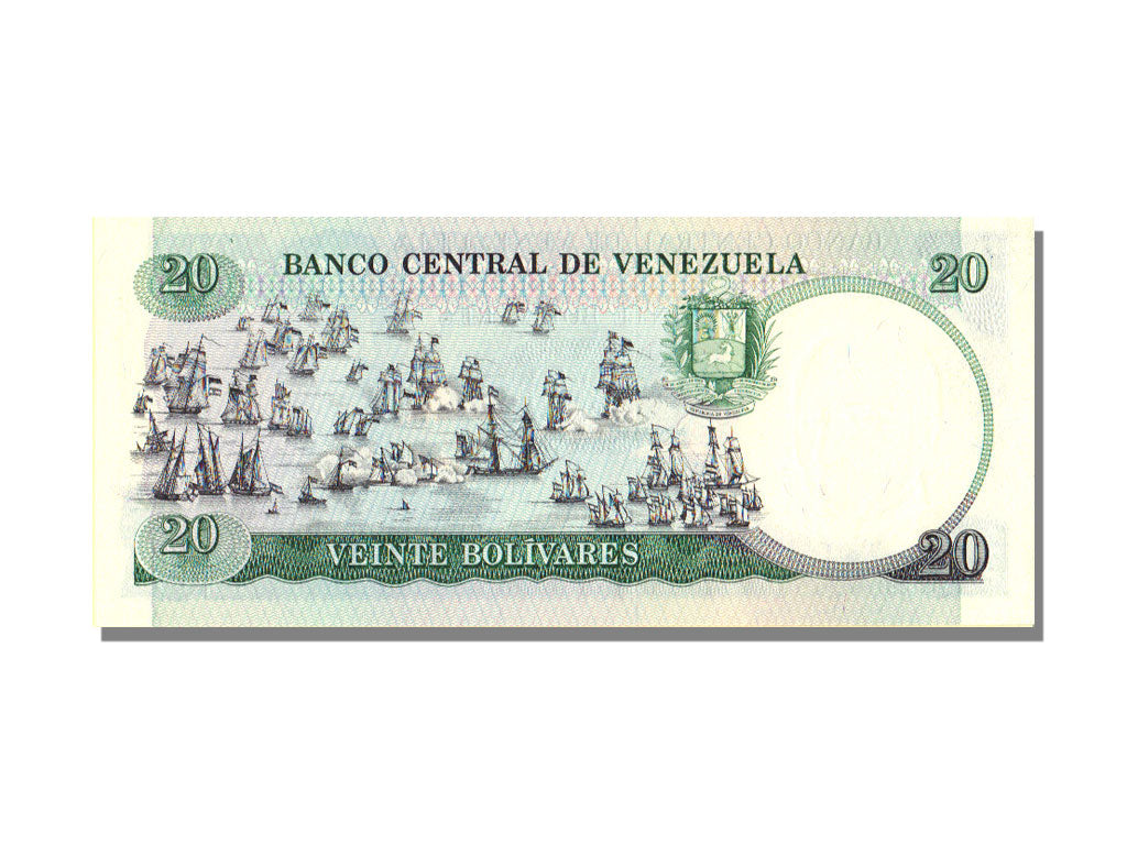 Venezuela, 20 Bolívares, 1987, KM #71, 1987-10-20, UNC(65-70), A