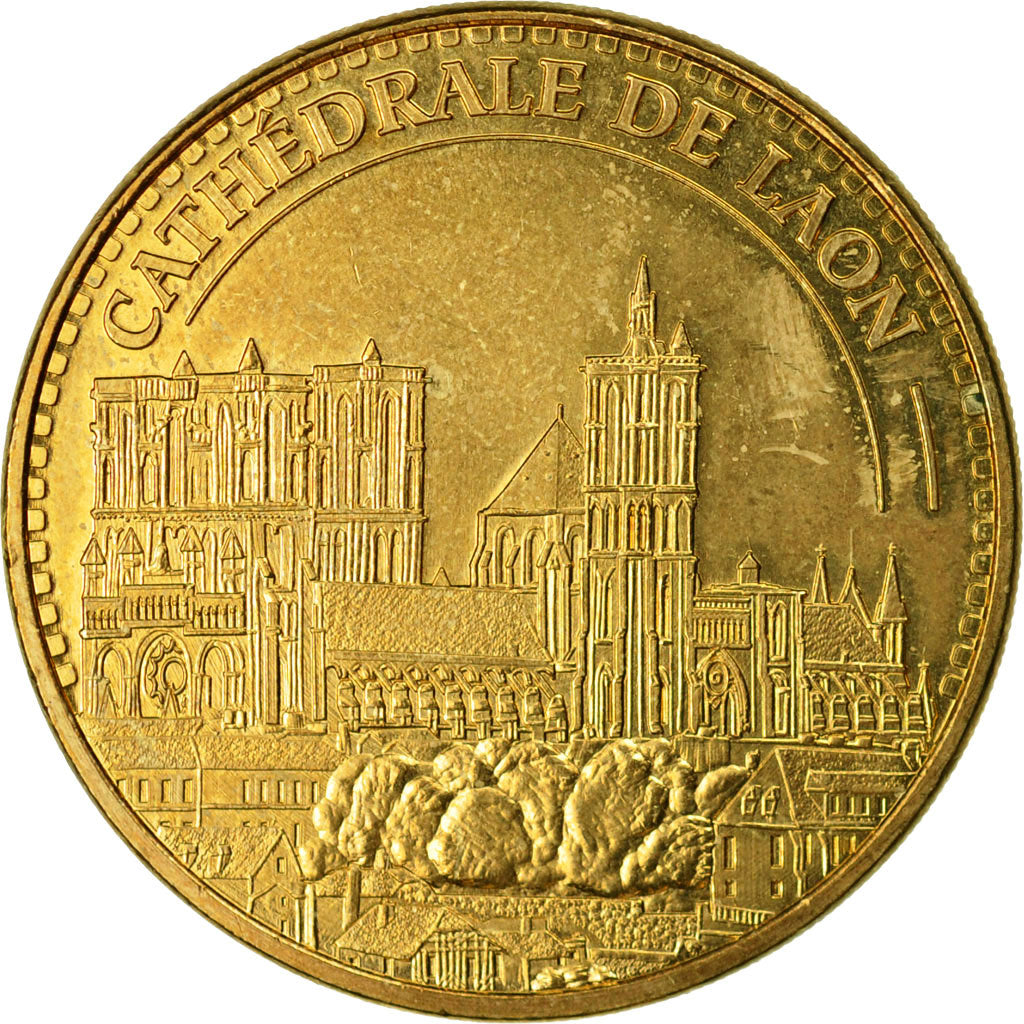 France, Token, Touristic token, Laon - Cathédrale, 2013, MDP, EF(40-45)