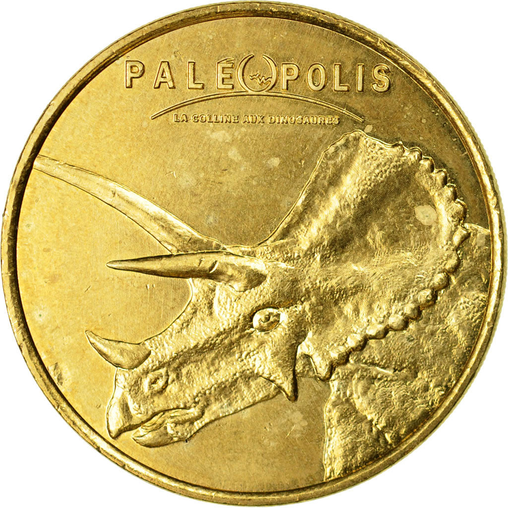 France, Token, Touristic token, Gannat - Paléopolis - Colline aux Dinosaures