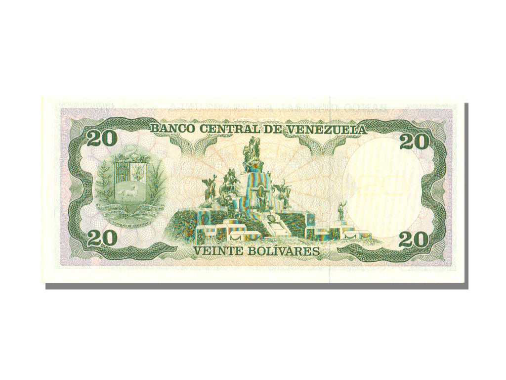 Venezuela, 20 Bolivares Type Jose Antonio Paez