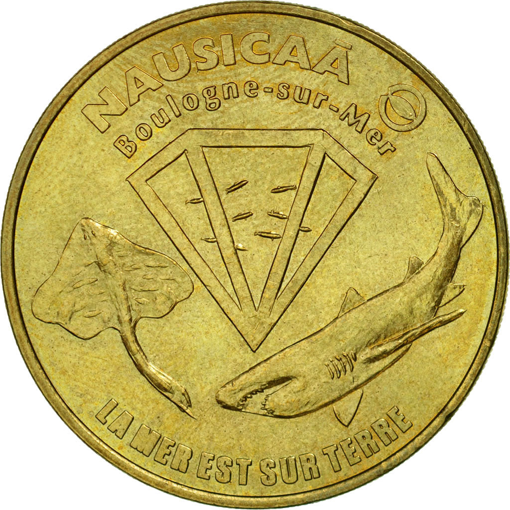 Francja, Token, Żeton turystyczny, Boulogne-sur Mer  - Nausicaa n° 1, 1999
