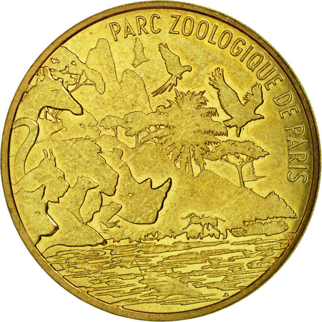 France, Token, Touristic token, Paris - Parc zoologique n°3, 2014, MDP