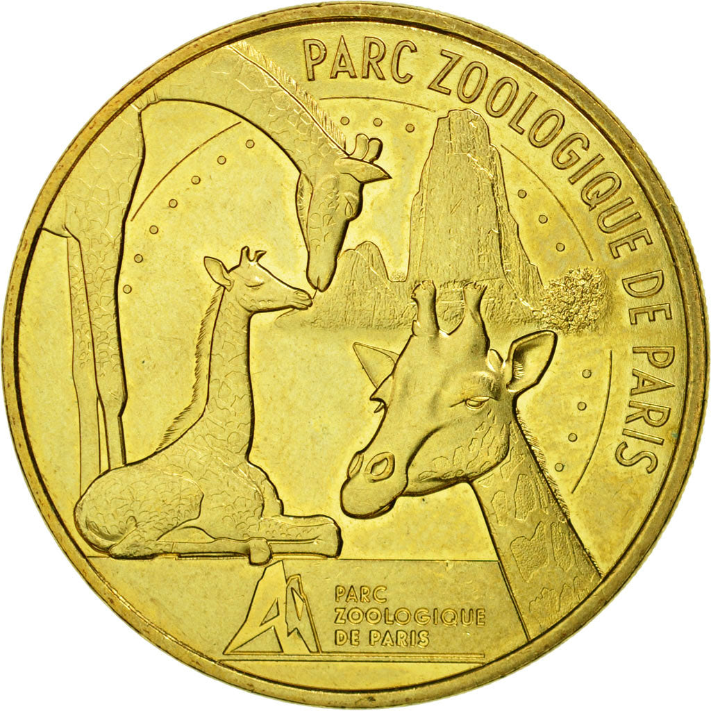 France, Token, Touristic token, Paris - Parc zoologique n°4, 2015, MDP