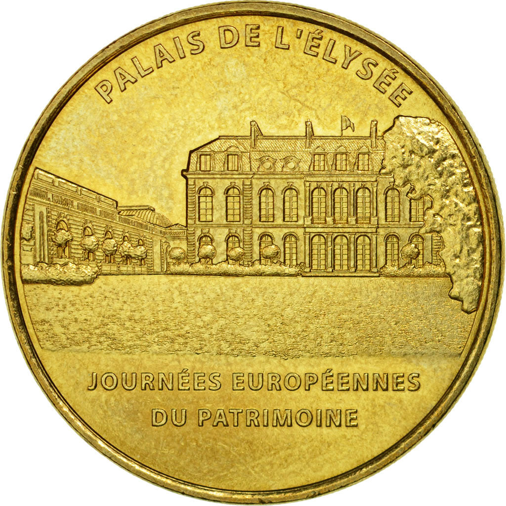 France, Token, Touristic token, Paris - Palais de l'Elysée n°3, 2012, MDP