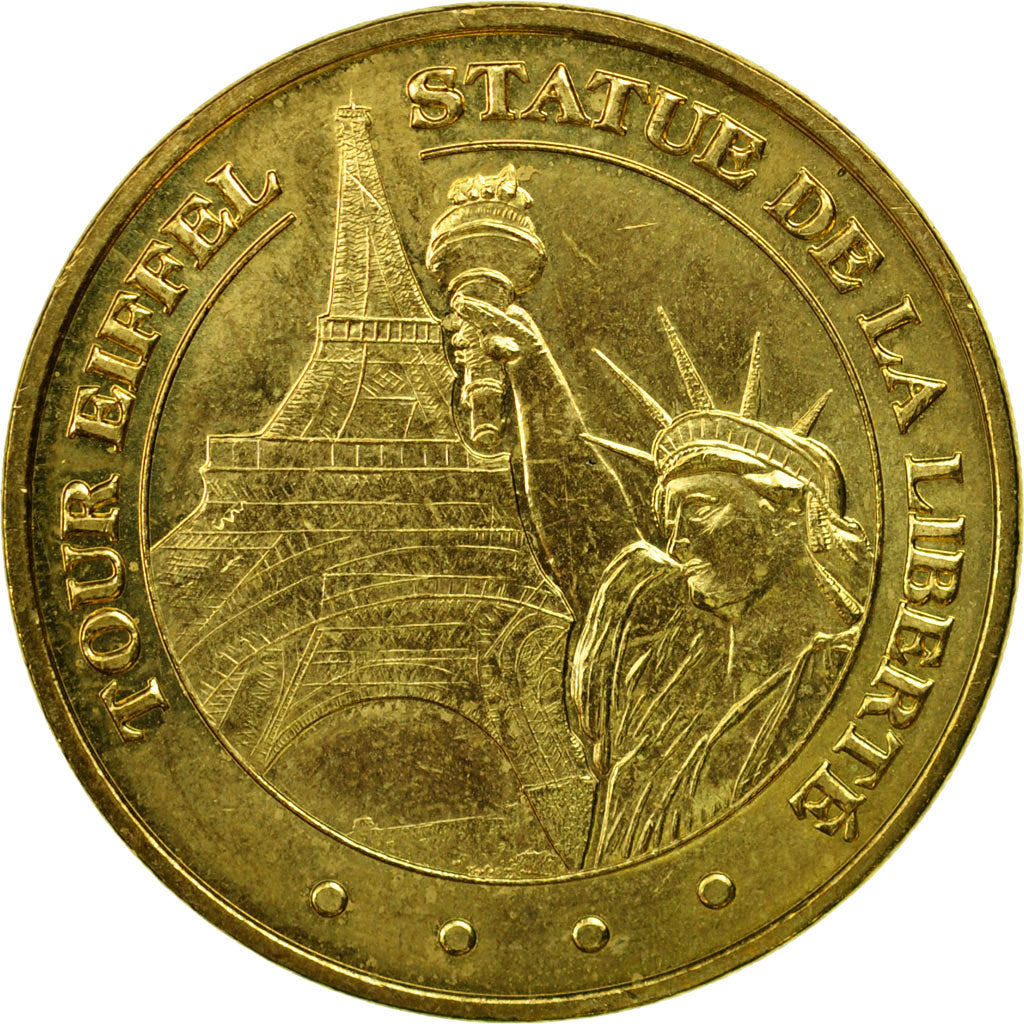 Francia, Token, Touristic token, Paris - les bateaux mouches - Tour Eiffel -