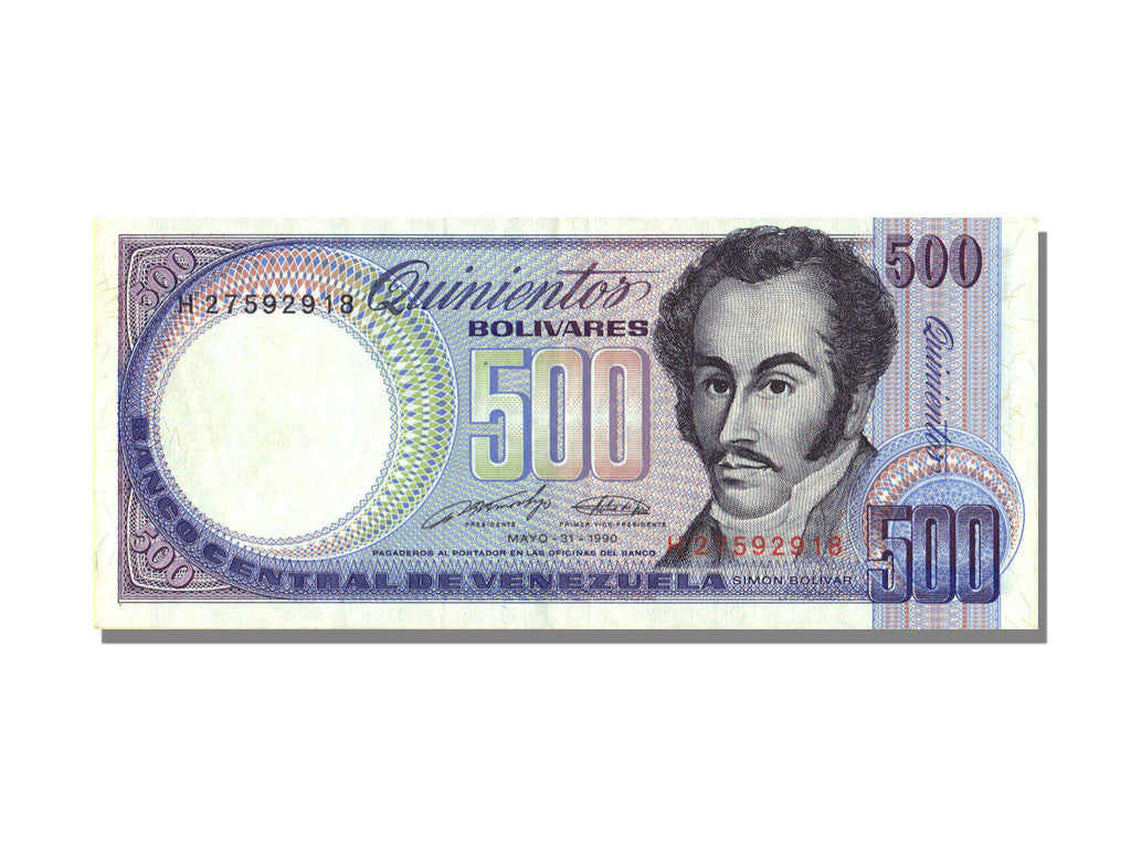 Banconote, Venezuela, 500 Bolivares, 1990, 1990-05-31, SPL-