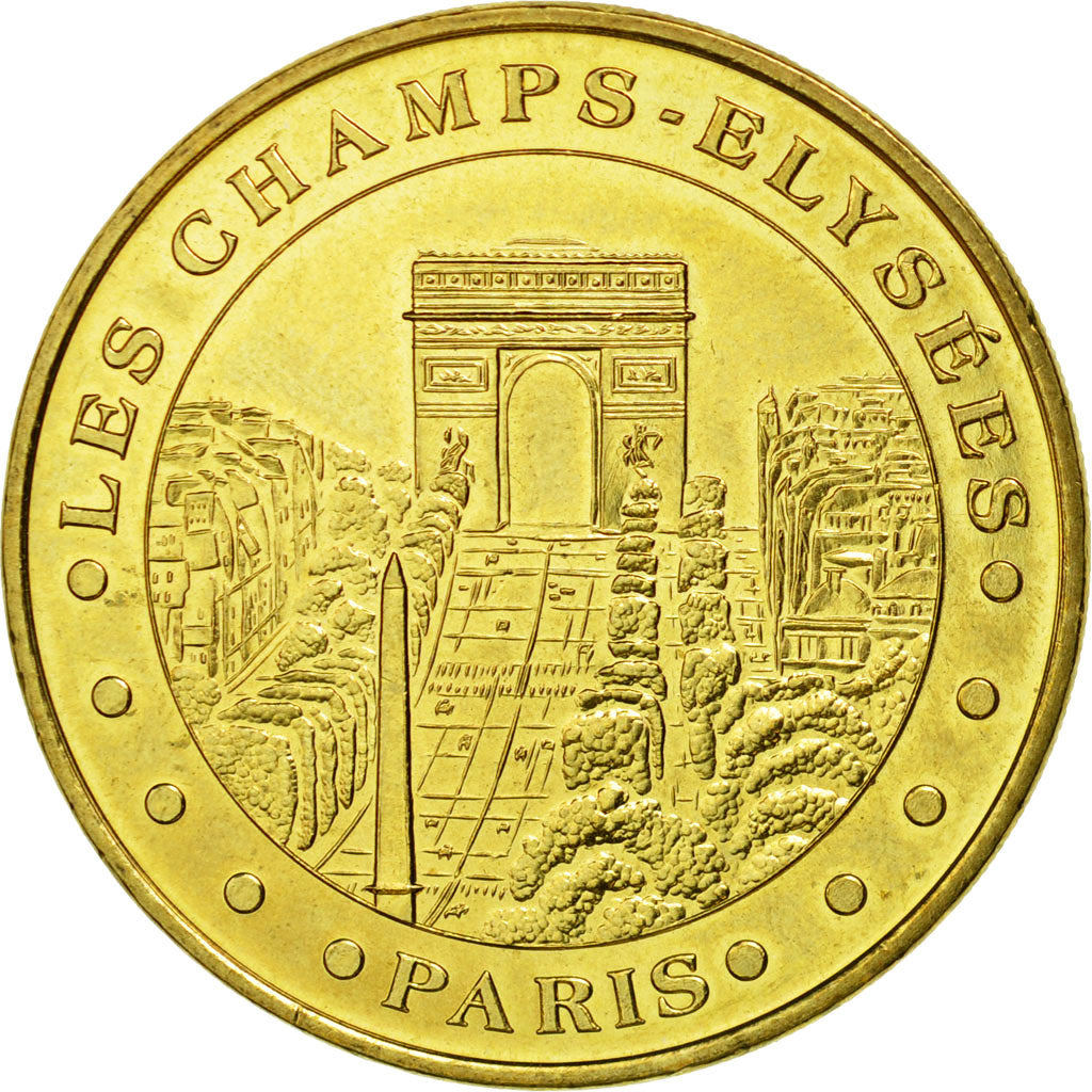 France, Token, Touristic token, Paris - Les Champs Elysées, 2016, MDP