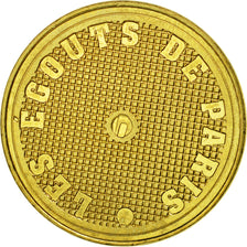 France, Jeton, Jeton Touristique, Paris - Les égouts n°3, 2015, MDP, TTB