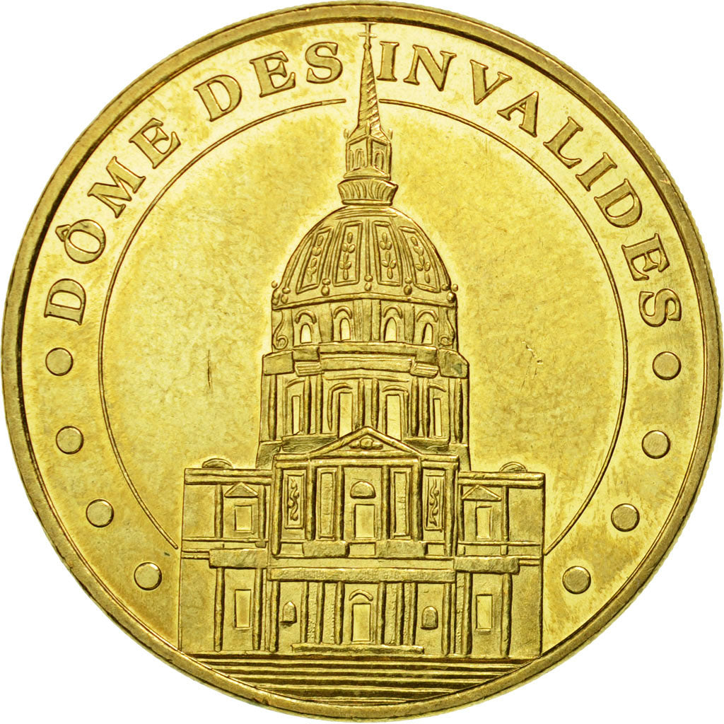 France, Token, Touristic token, Paris - Dôme des Invalides n°2, 2012, MDP