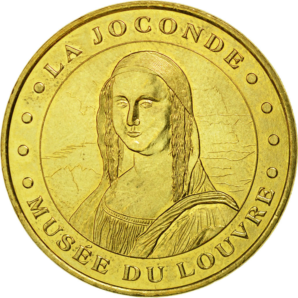 France, Token, Touristic token, Paris - Musée du Louvre n°2 - La Joconde