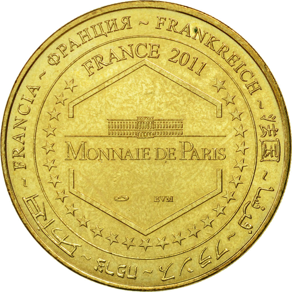 Francia, Token, Touristic token, Paris - Les 4 monuments, 2011, MDP, BB