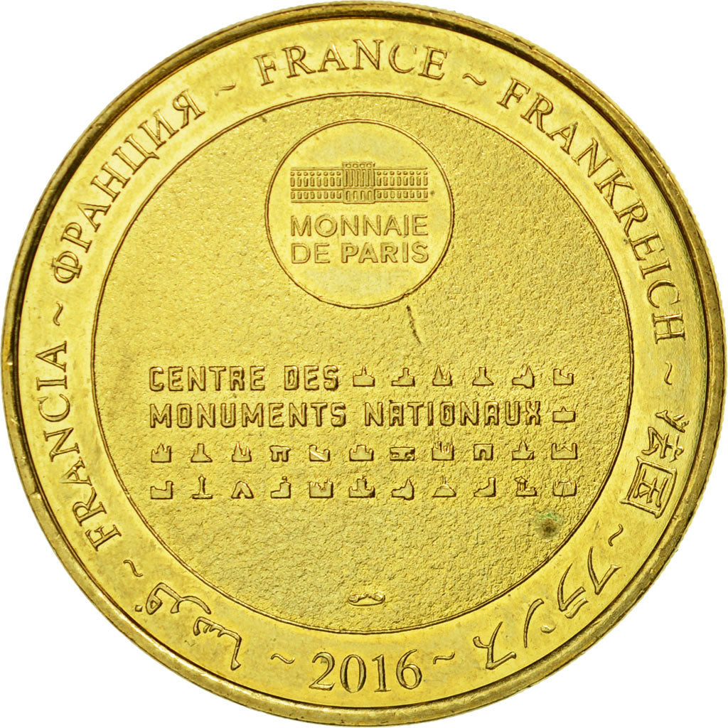 France, Token, Touristic token, 75/ Paris - Tours Notre-Dame, 2016, MDP