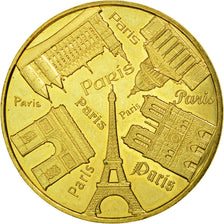 France, Token, Touristic token, Paris - Tours de Notre Dame n°4 - 5 monuments