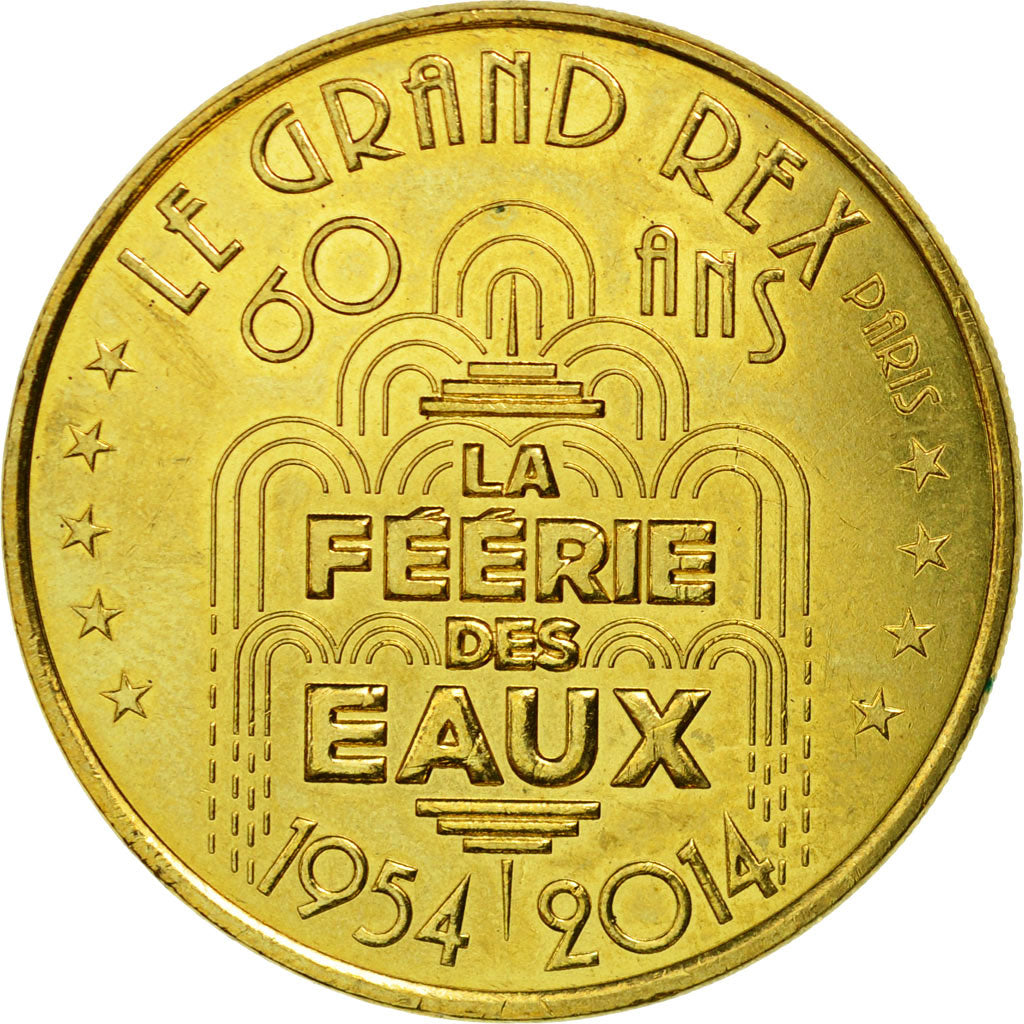 Francia, Token, Touristic token, Paris - Le grand Rex - Féérie des eaux, 2014