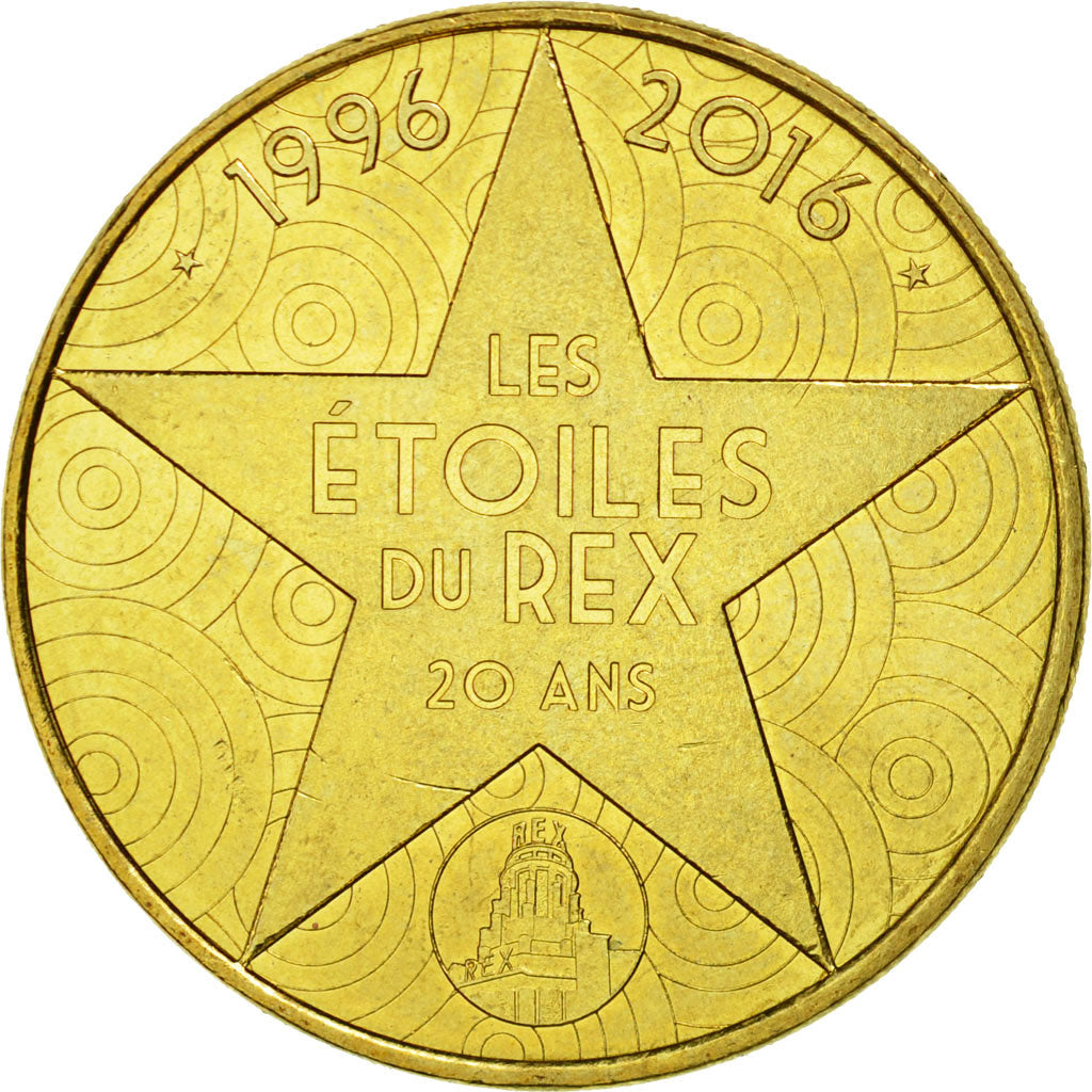 Francia, Token, Touristic token, Paris - le Grand Rex - 20 ans - les Etoiles