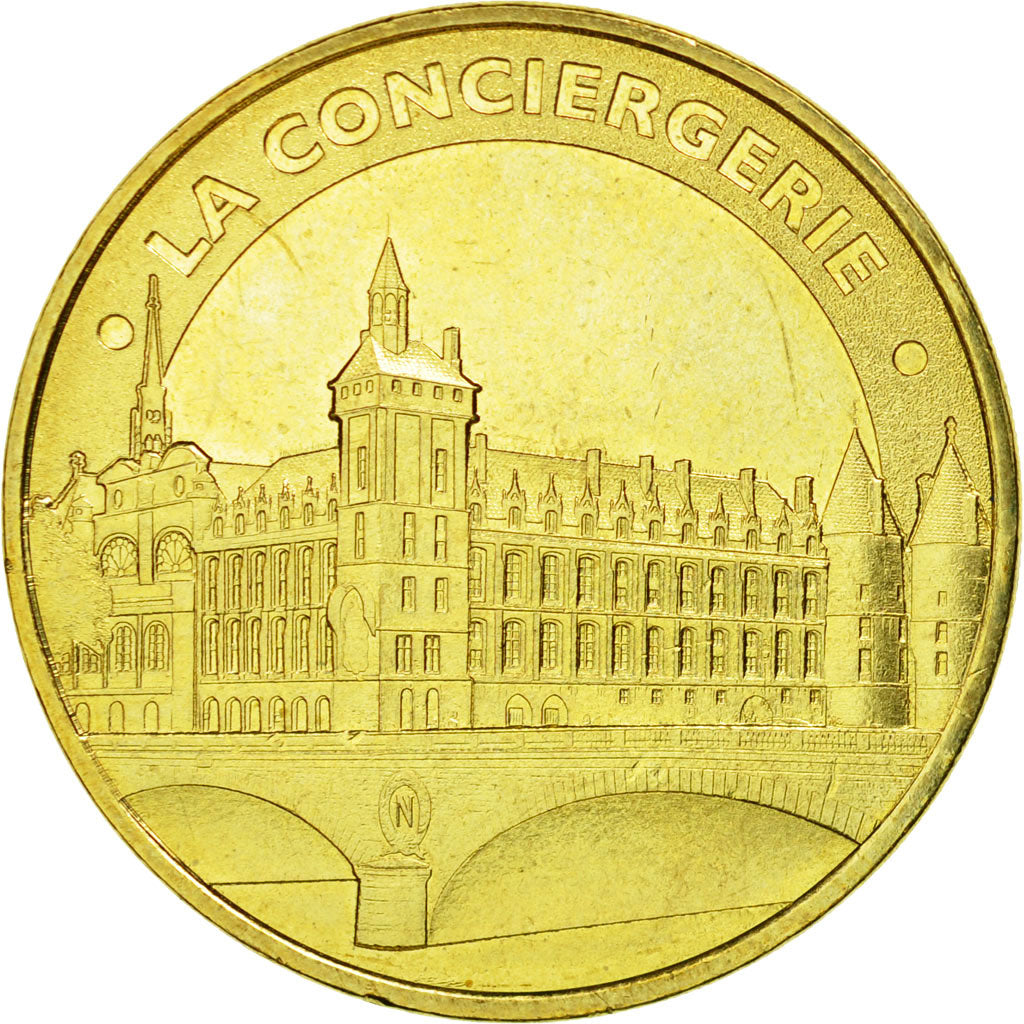 France, Token, Touristic token, Paris - La conciergerie n°3, 2015, MDP