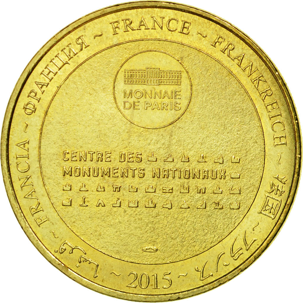 France, Token, Touristic token, Paris - La conciergerie n°3, 2015, MDP
