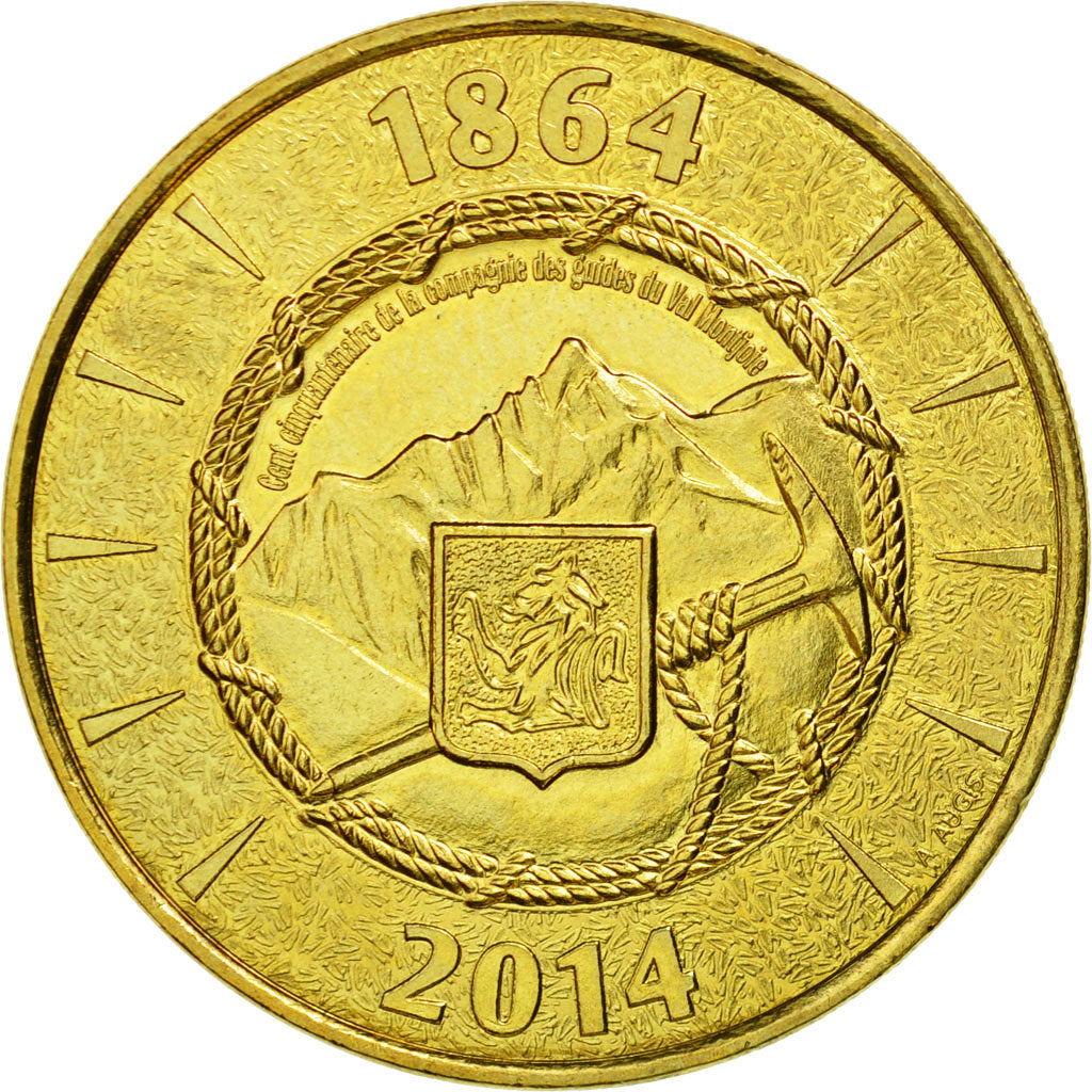 Francia, Token, Touristic token, Saint-Gervais-Les-Bains - 150 ans des guides du