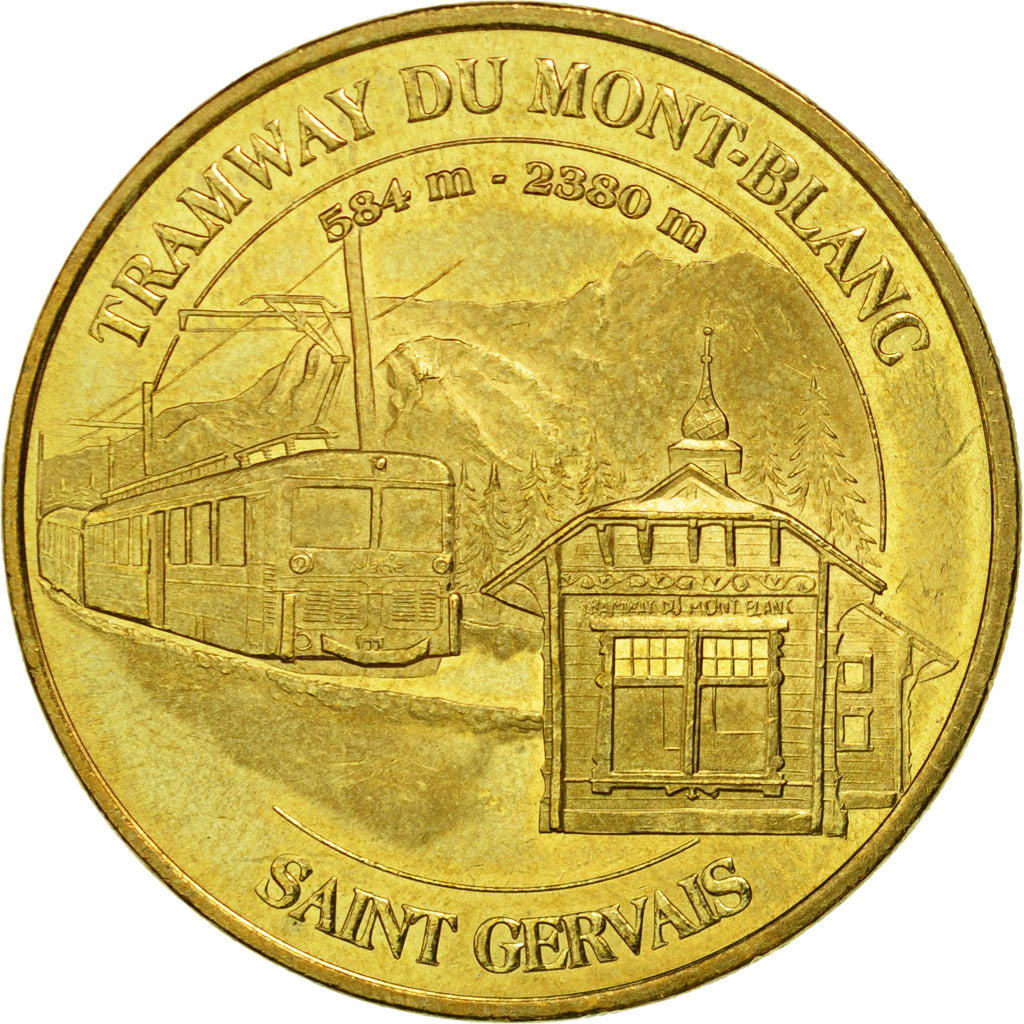 France, Jeton, Jeton Touristique, Le Fayet Saint-Gervais - Tramway du