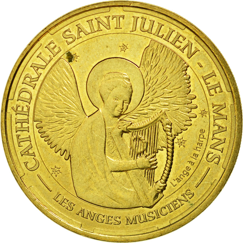 France, Token, Touristic token, Le Mans - Cathédrale n°4 - Les anges