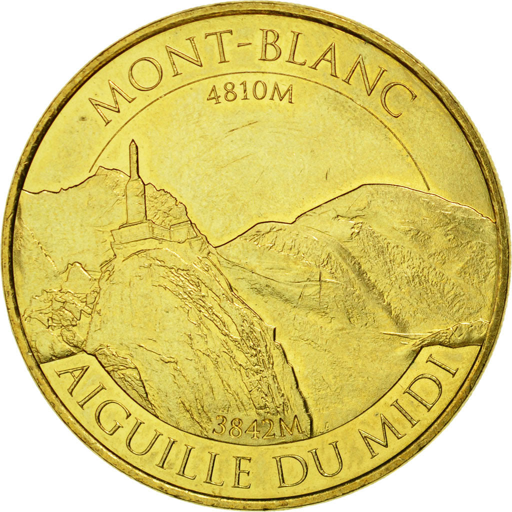 France, Token, Touristic token, 74/ Aiguille du Midi - Chamonix, 2016, MDP