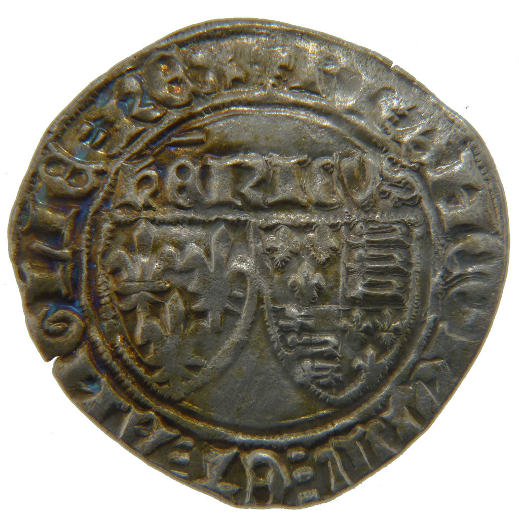 FRANCE, Blanc aux Écus, Saint Lô, AU(50-53), Silver, 3.20