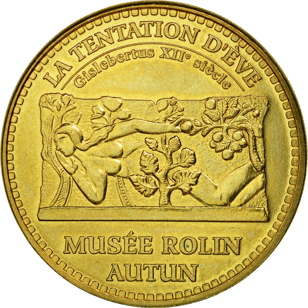 Francia, Token, Touristic token, 71/ Autun - Musée Rolin - La tentation d'Eve