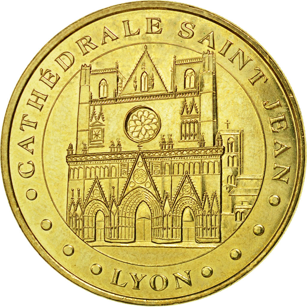 France, Token, Touristic token, Lyon - Cathédrale Saint Jean n°1, 2011, MDP
