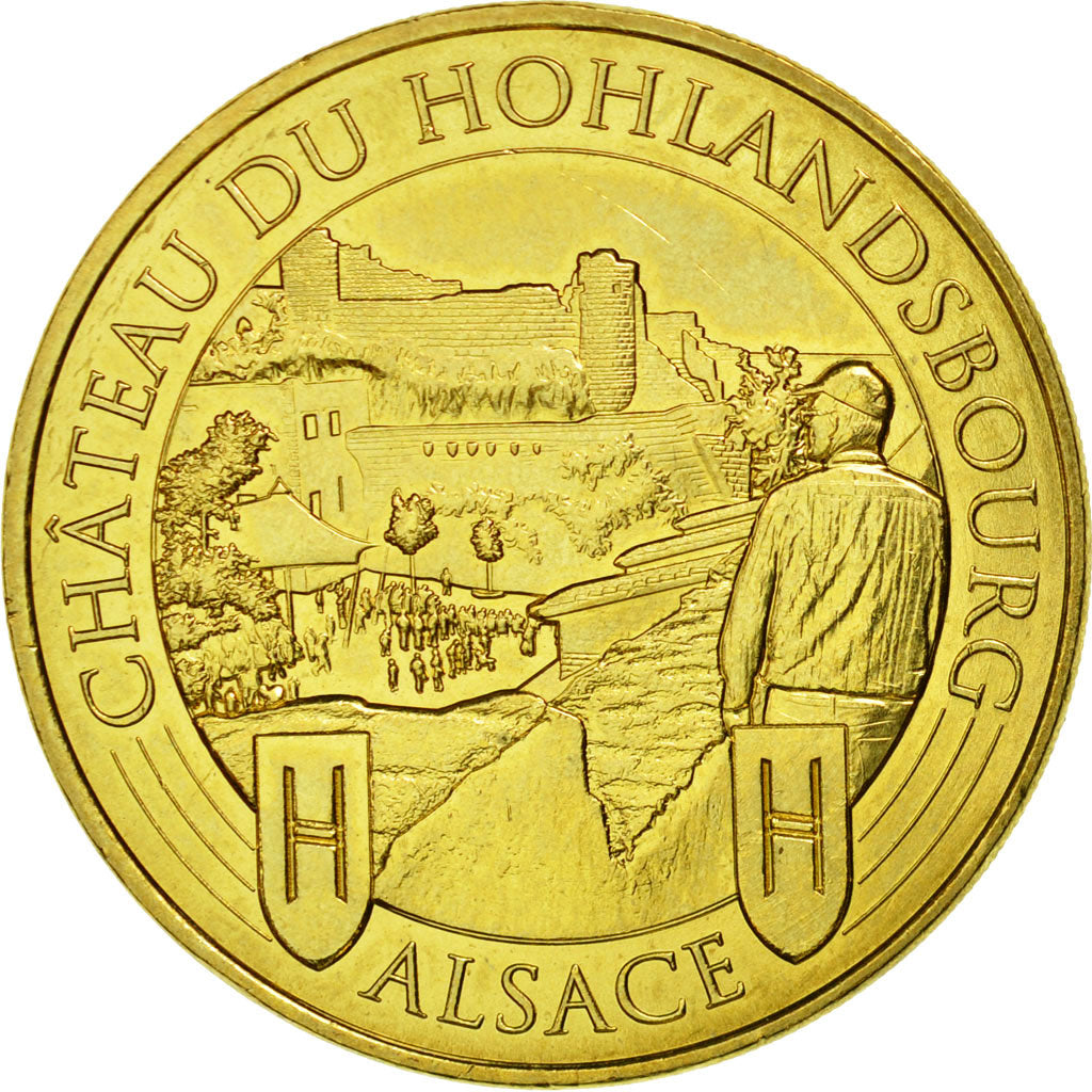 Francia, Token, Touristic token, Wintzenheim - Château du Hohlandsbourg, 2016