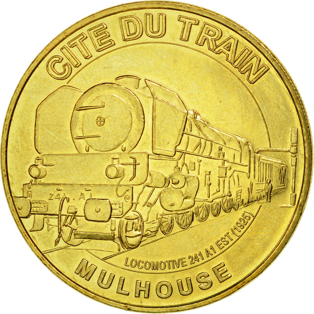 France, Token, Touristic token, Mulhouse - Cité du Train n°2, 2016, MDP