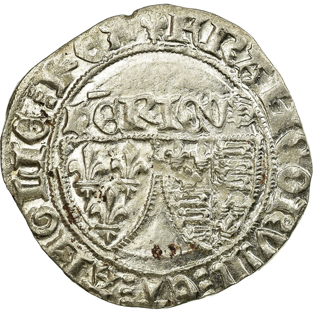 Coin, France, Blanc aux Écus, Saint Lô, AU(55-58), Silver