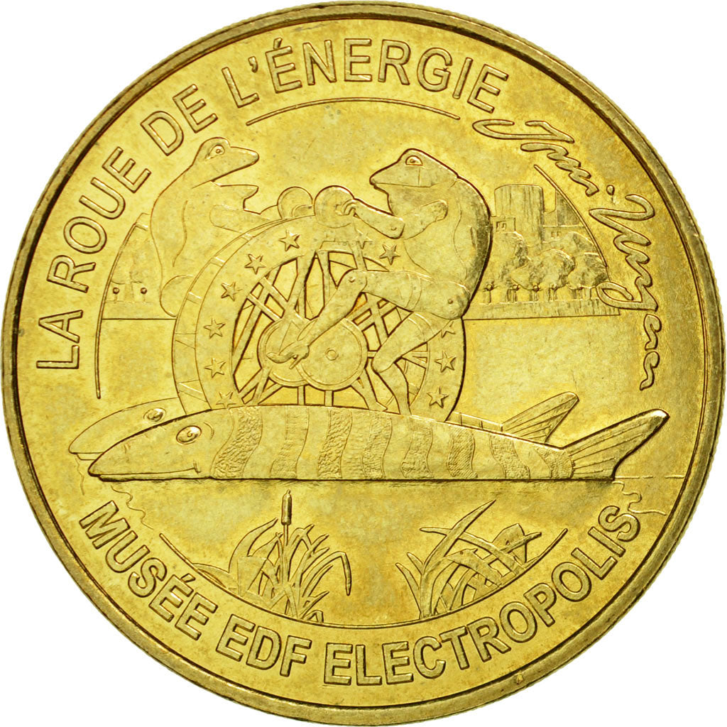 Francia, Token, Touristic token, Mulhouse - Musée EDF n°3, 2012, MDP, BB