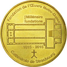 France, Token, Touristic token, Strasbourg - Cathédrale n° 4 - Fondations