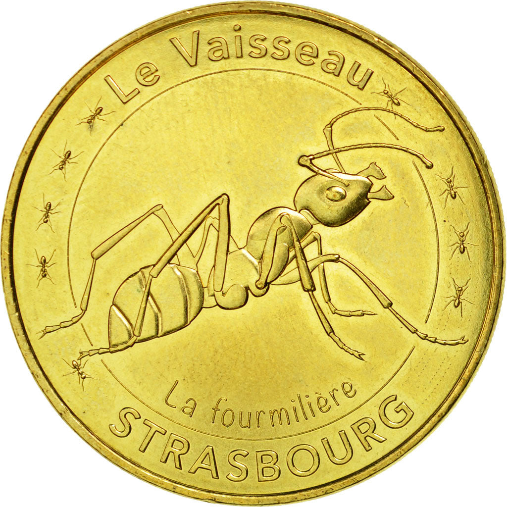 Francia, Token, Touristic token, Strasbourg - Le vaisseau n°7, 2016, MDP, BB