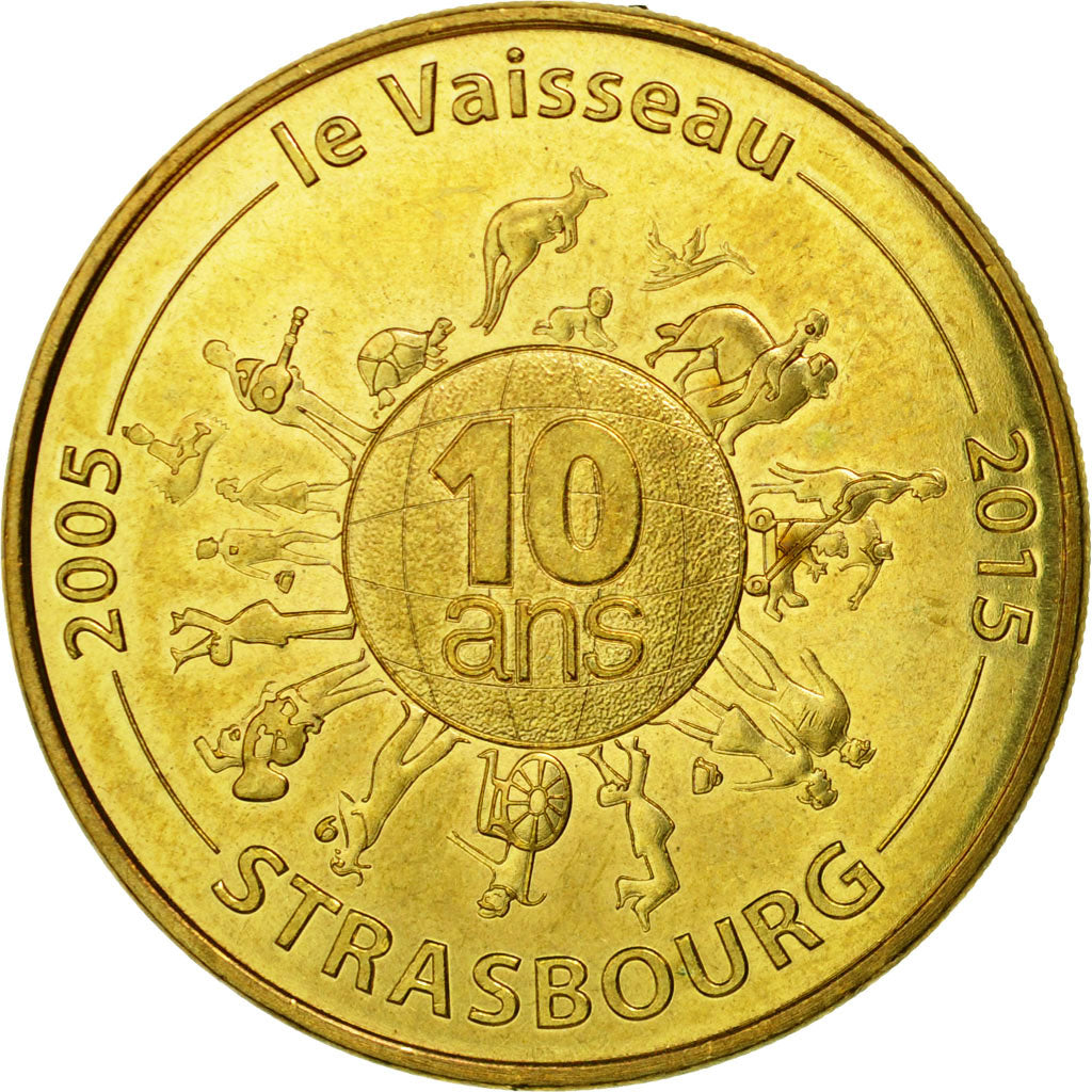 Francia, Token, Touristic token, Strasbourg - Cathédrale n° 6, 2015, MDP, BB