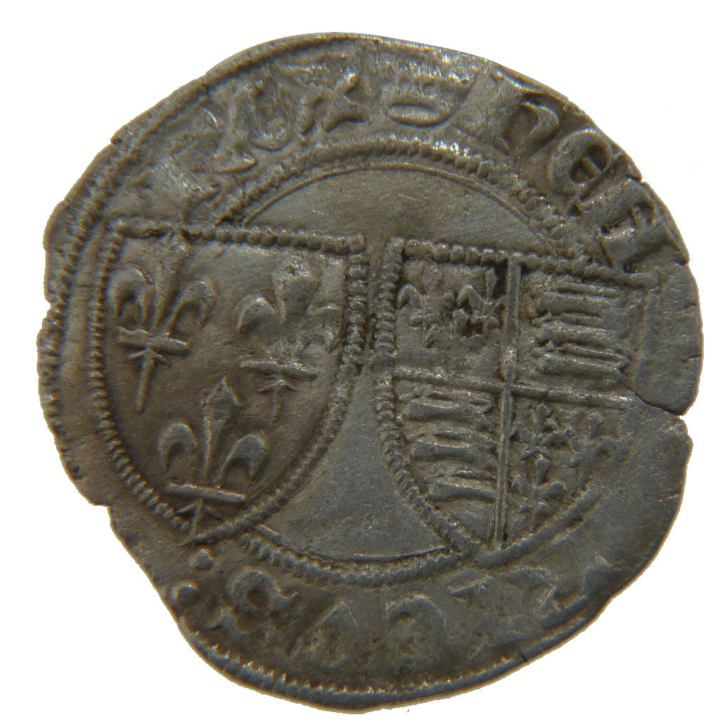 FRANCE, Petit Blanc aux Ecus, Paris, AU(50-53), Silver, 1.50
