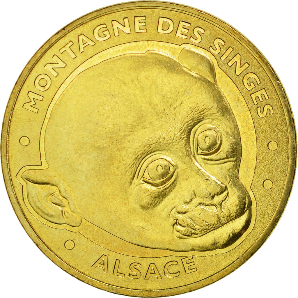 France, Jeton, Jeton Touristique, Kintzheim -  Montagne des Singes n°8, 2012