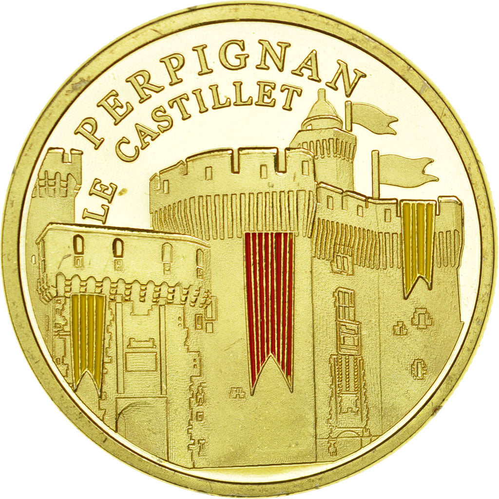 France, Token, Touristic token, 66/ Perpignan - Le Castillet, Souvenirs et