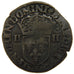 FRANCE, ¼ Ecu, 1593, Nantes, VF(30-35), Silver, Duplessy #1177, 9.50